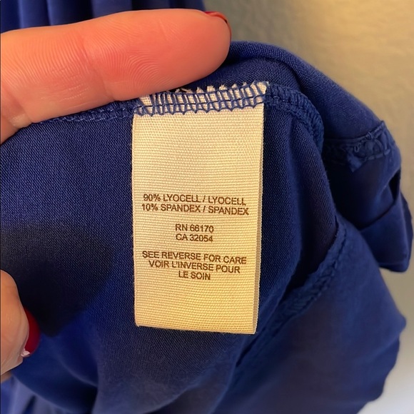 NWOT Free People Royal Blue Boho Dress Sz M - Picture 8 of 12